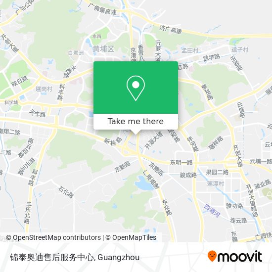 锦泰奥迪售后服务中心 map