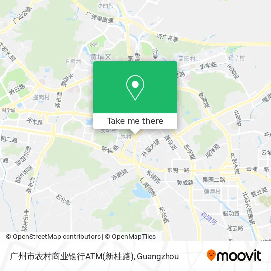 广州市农村商业银行ATM(新桂路) map