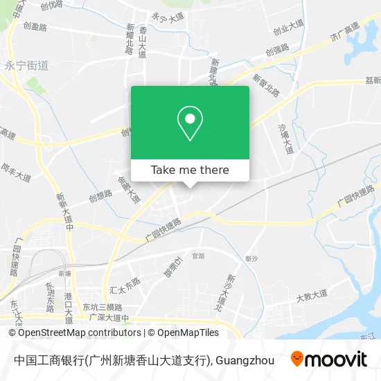中国工商银行(广州新塘香山大道支行) map