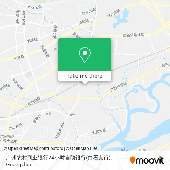 广州农村商业银行24小时自助银行(白石支行) map