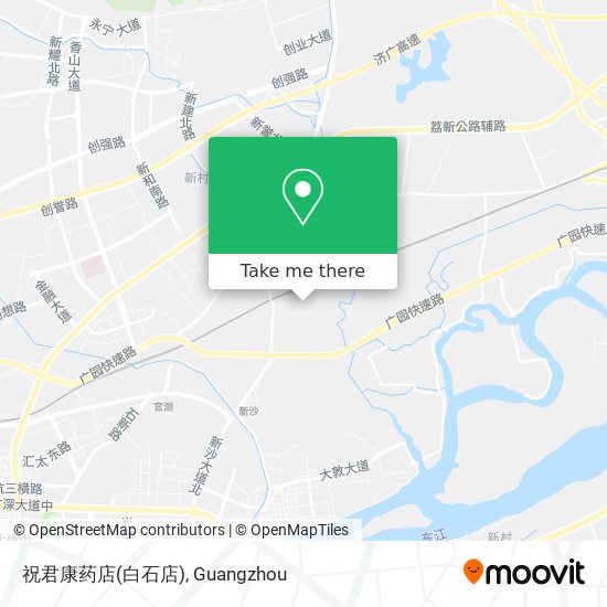 祝君康药店(白石店) map