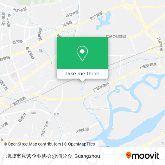 增城市私营企业协会沙埔分会 map