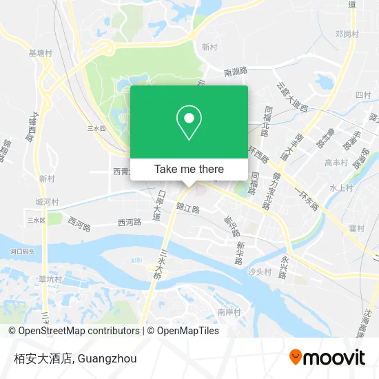 栢安大酒店 map