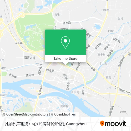 驰加汽车服务中心(鸿涛轩轮胎店) map
