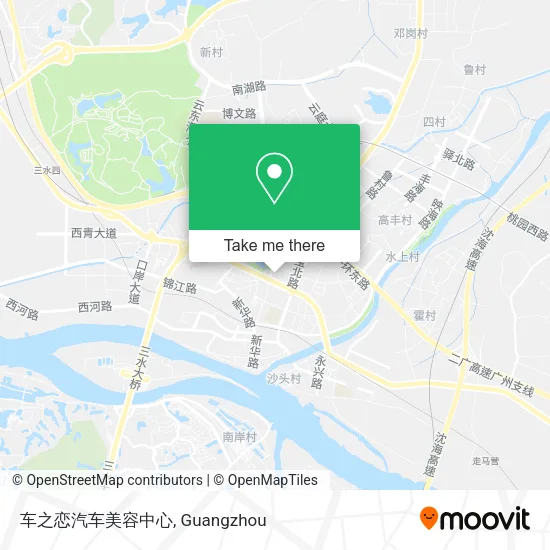 车之恋汽车美容中心 map