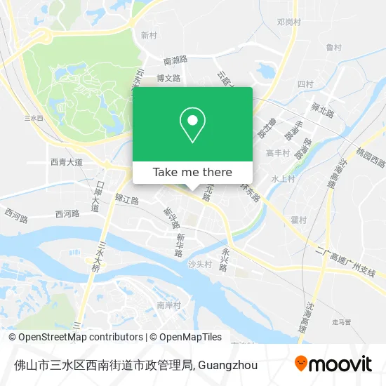佛山市三水区西南街道市政管理局 map