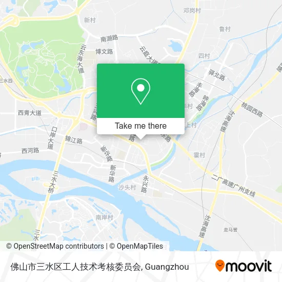 佛山市三水区工人技术考核委员会 map