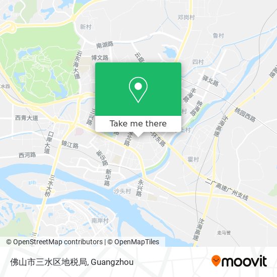 佛山市三水区地税局 map