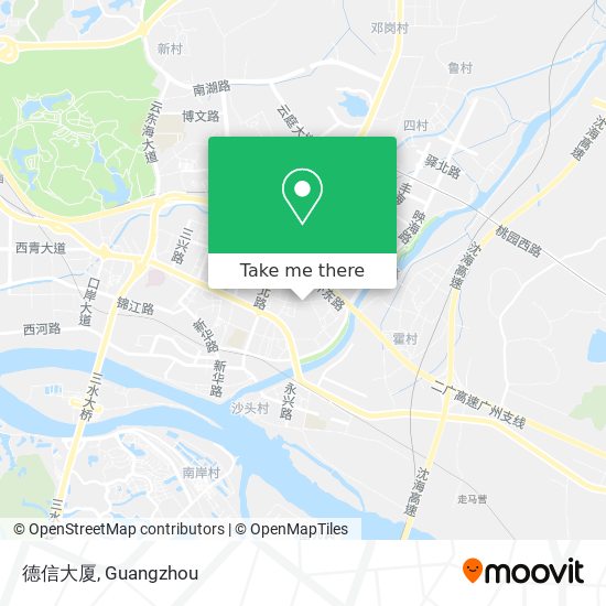 德信大厦 map