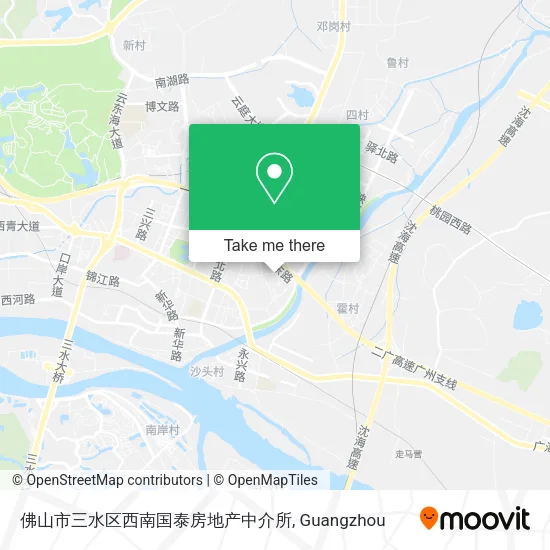 佛山市三水区西南国泰房地产中介所 map