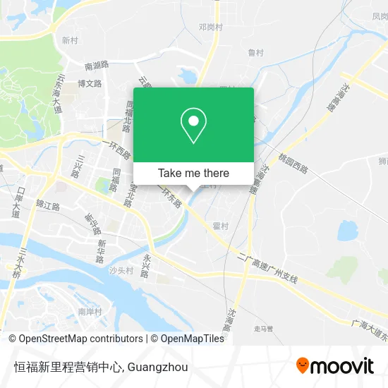 恒福新里程营销中心 map