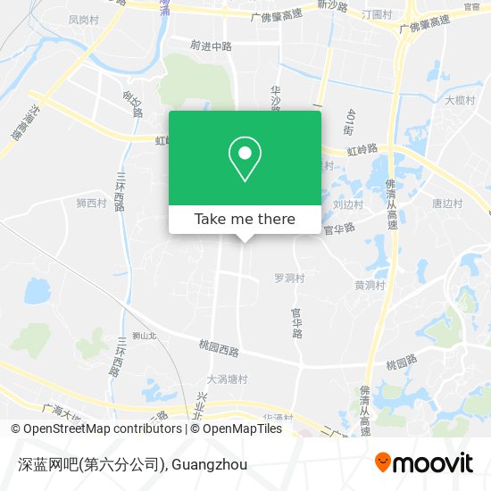 深蓝网吧(第六分公司) map