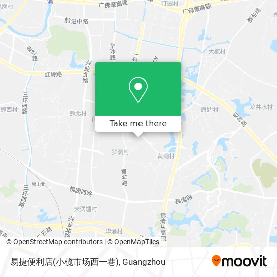 易捷便利店(小榄市场西一巷) map