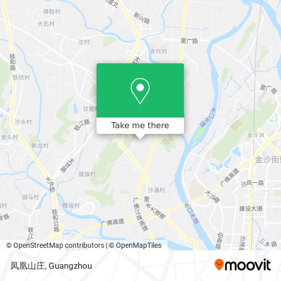 凤凰山庄 map