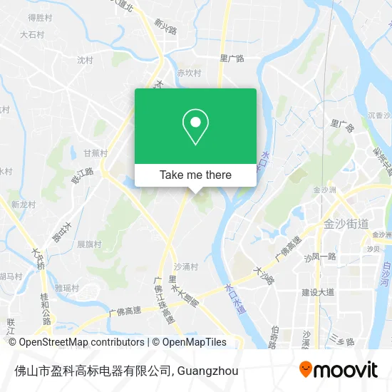 佛山市盈科高标电器有限公司 map