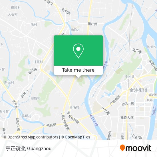 亨正锁业 map