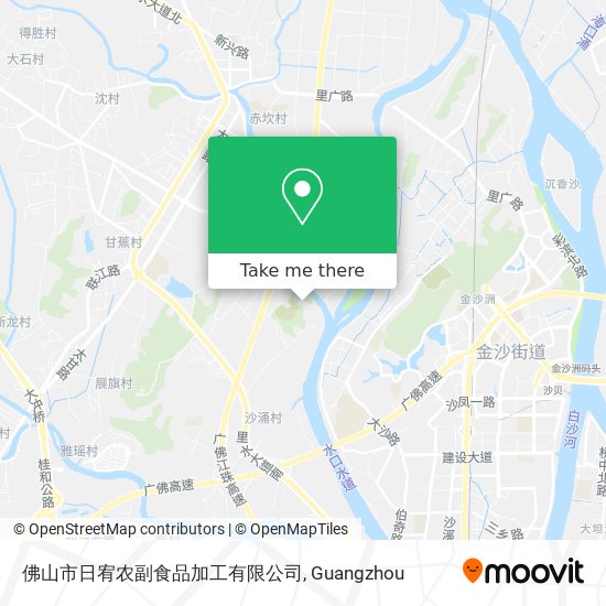 佛山市日宥农副食品加工有限公司 map