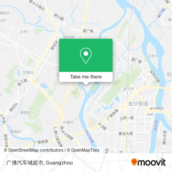 广佛汽车城超市 map