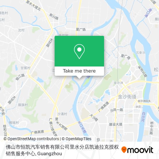 佛山市恒凯汽车销售有限公司里水分店凯迪拉克授权销售服务中心 map