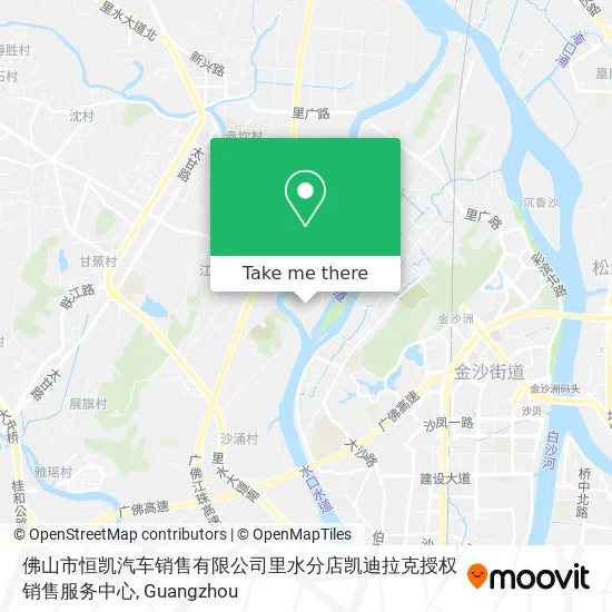 佛山市恒凯汽车销售有限公司里水分店凯迪拉克授权销售服务中心 map