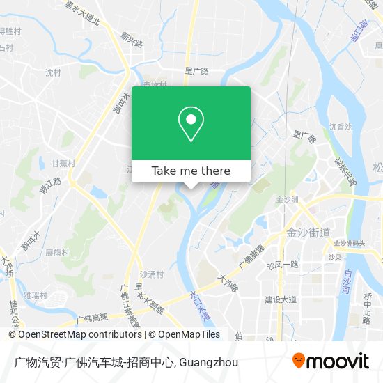 广物汽贸·广佛汽车城-招商中心 map