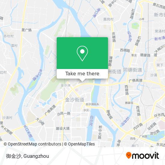 御金沙 map