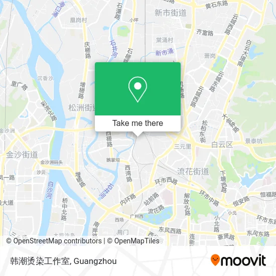 韩潮烫染工作室 map