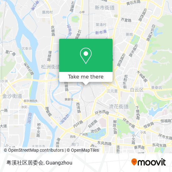 粤溪社区居委会 map