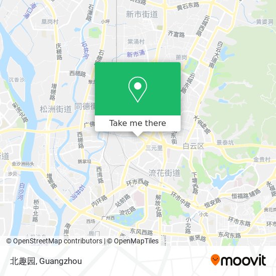 北趣园 map