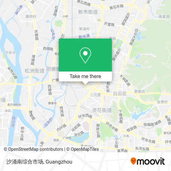 沙涌南综合市场 map