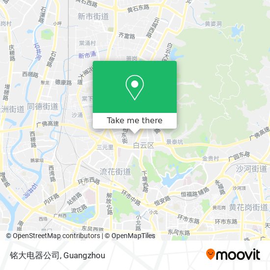铭大电器公司 map