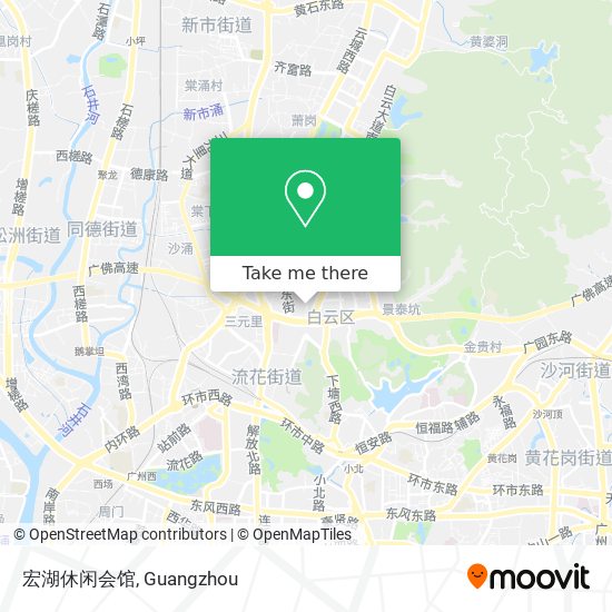 宏湖休闲会馆 map