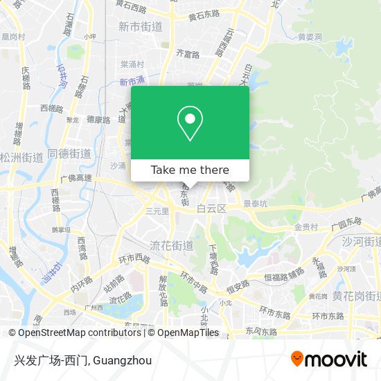 兴发广场-西门 map