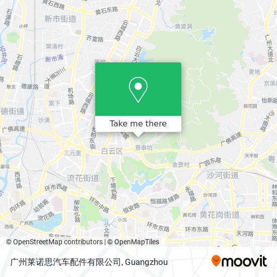 广州莱诺思汽车配件有限公司 map