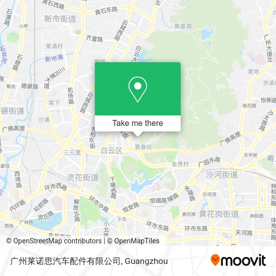 广州莱诺思汽车配件有限公司 map