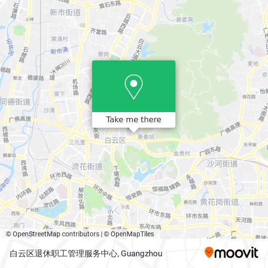 白云区退休职工管理服务中心 map