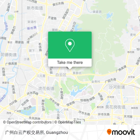 广州白云产权交易所 map