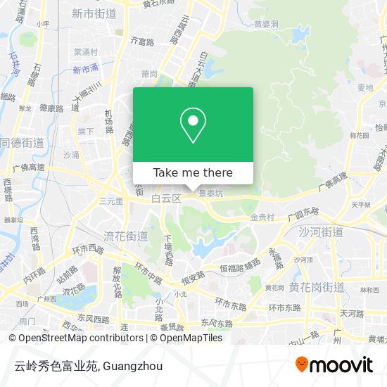 云岭秀色富业苑 map