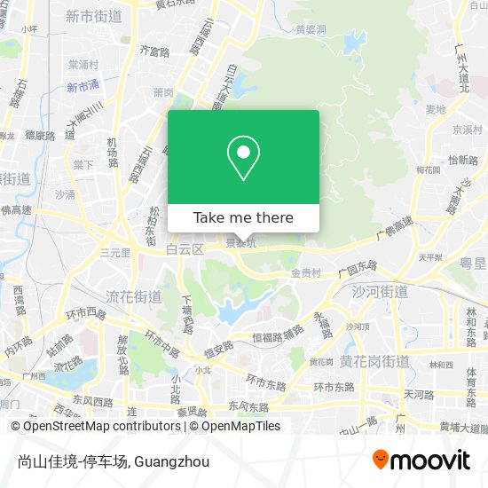 尚山佳境-停车场 map