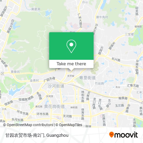 甘园农贸市场-南2门 map