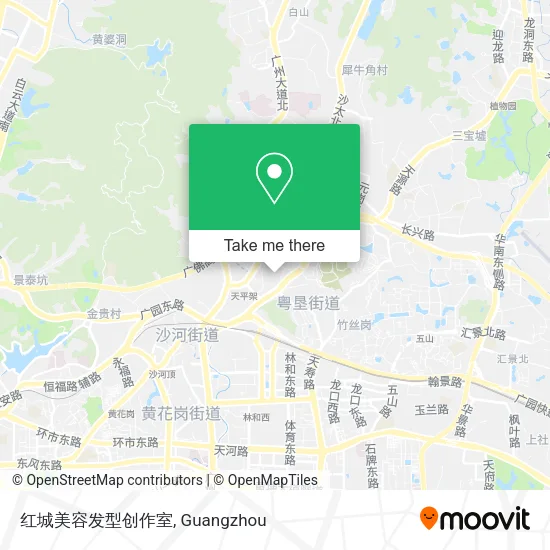 红城美容发型创作室 map