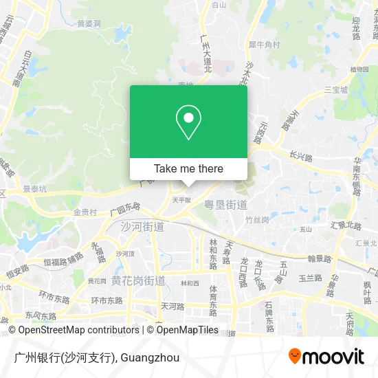 广州银行(沙河支行) map