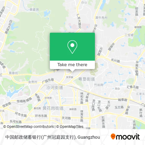 中国邮政储蓄银行(广州冠庭园支行) map