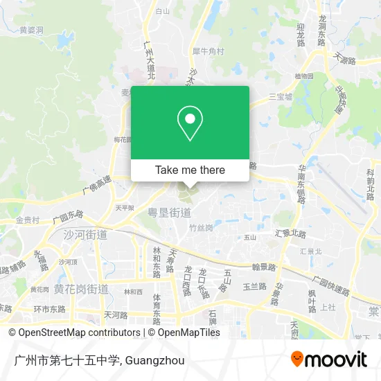 广州市第七十五中学 map