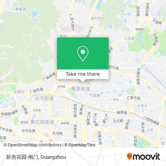 新燕花园-南门 map