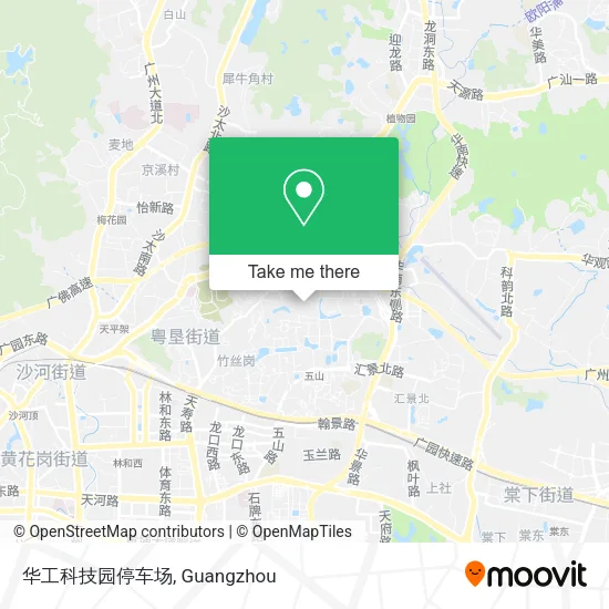 华工科技园停车场 map