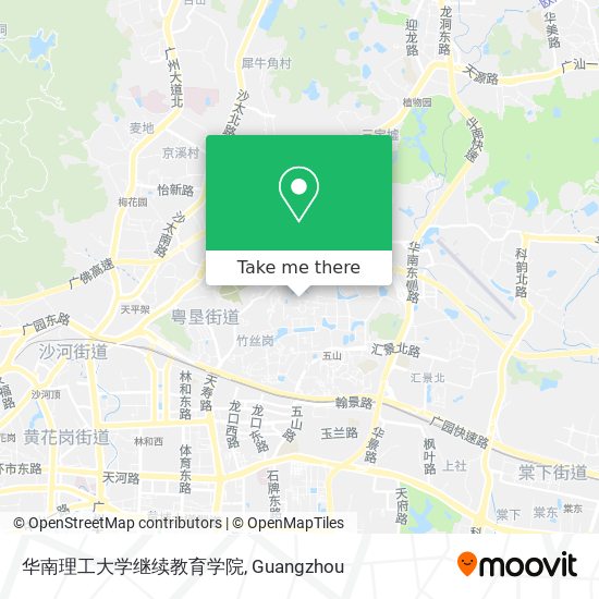 华南理工大学继续教育学院 map
