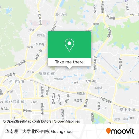 华南理工大学北区-四栋 map