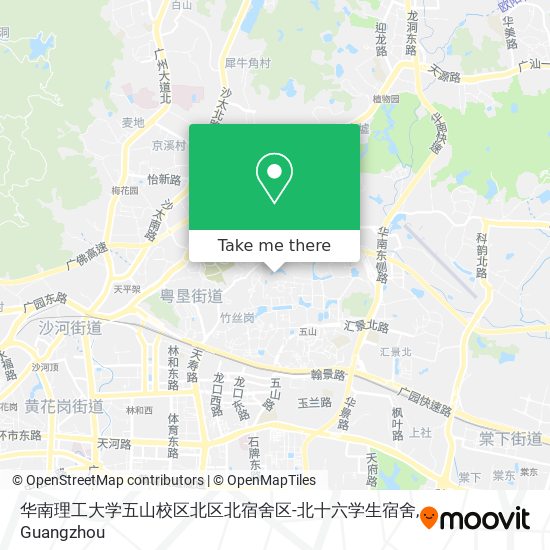 华南理工大学五山校区北区北宿舍区-北十六学生宿舍 map
