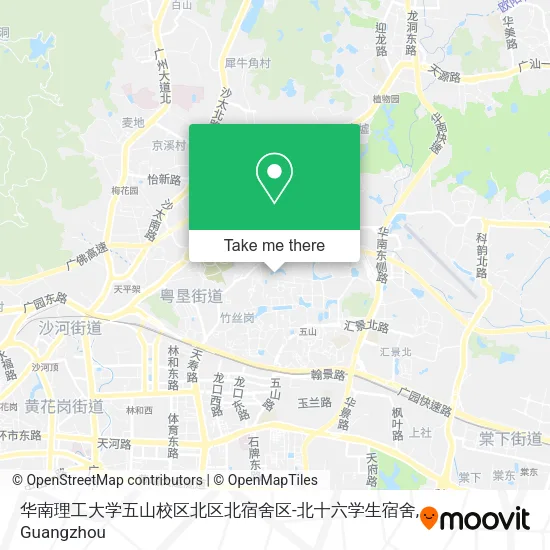 华南理工大学五山校区北区北宿舍区-北十六学生宿舍 map
